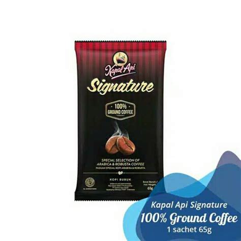 Jual Kopi Kapal Api Signature 65gr 100 Kopi Bubuk Spesial Arabica