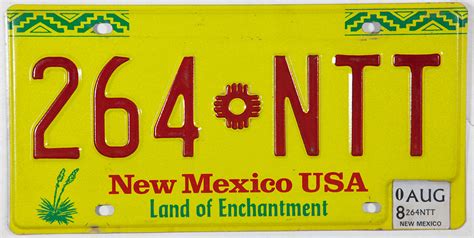 2008 New Mexico License Plate Brandywine General Store