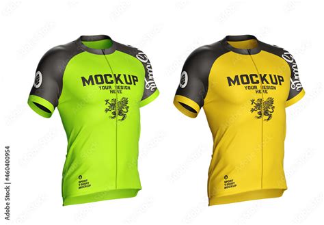 Cycling Jersey Mockup Stock Template | Adobe Stock