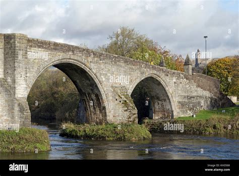 Stirling Bridge and Wallace Monument, Stirling, Scotland, Great Britain ...