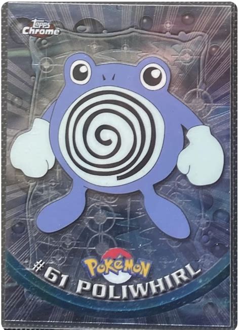 Poliwhirl Topps Series 1 61 Pokemon Card