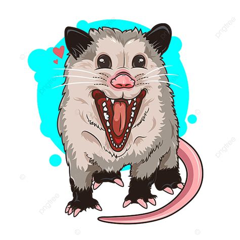 Possums Clipart Heart