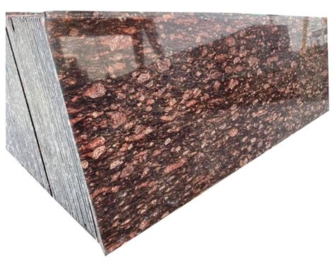 Polished Brazil Brown Granite Slab For Flooring Thickness Mm