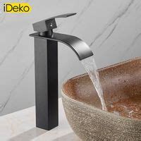 IDeko Robinet Mitigeur lavabo Luxe Moderne en céramique salle de bain