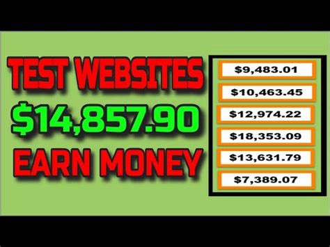 Test Websites And Earn Money For Beginners YouTube