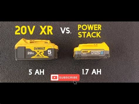 Dewalt Xr Ah Vs Power Stack Honest Review After Real Word Use Youtube