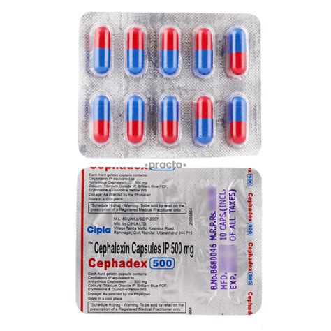 Pharmaceutical Cefalexin Mg X Capsules