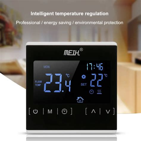 Intelligent High Power Dual Temperature Dual Control Floor Heating Temperature Control Regulator