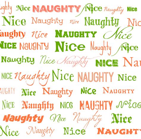 Naughty Or Nice Words Free Stock Photo - Public Domain Pictures
