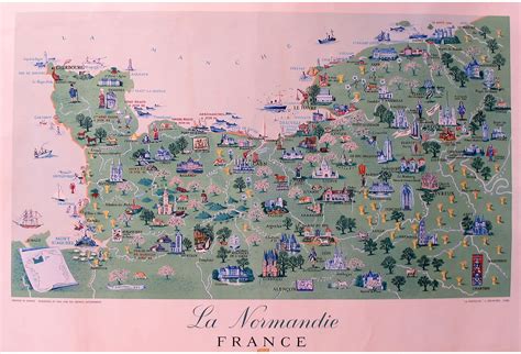 Tourist Map Of Normandy