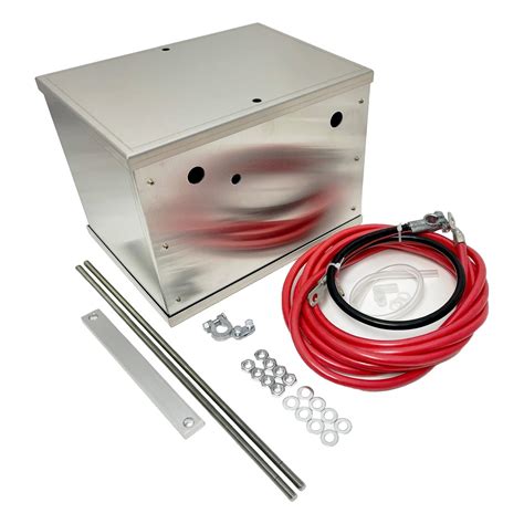 Battery Relocation Kit With Aluminum Battery Box Universal Racing