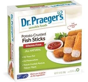 Amazon Dr Praeger S Potato Crusted Gluten Free Fish Sticks