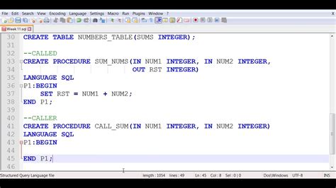 Sample Oracle Stored Procedure With Out Parameters Sample Hot Sex Picture