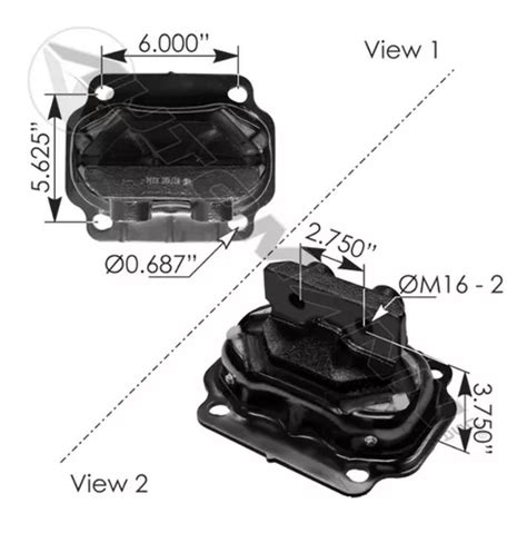 Soporte De Motor Trasero Tipo Kenworth T T Oem Meses Sin