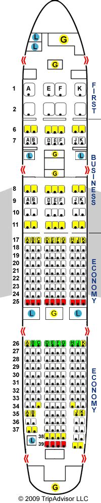 Emirates Flight Seat Map