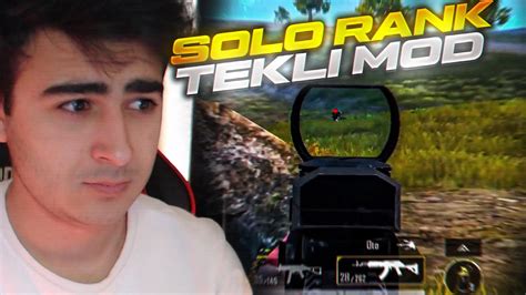 SOLO RANK LOOT YAPMAYA GEREK YOK PUBG MOBİLE TEKLİ ÜŞN RANK KASMA