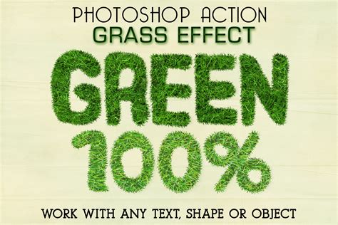 Grass Photoshop Actions Natural Grass Effect Generator FilterGrade