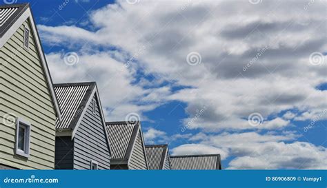 Heading North in the Nordic Landscape, Architecture, Clouds and Sky Stock Image - Image of ...