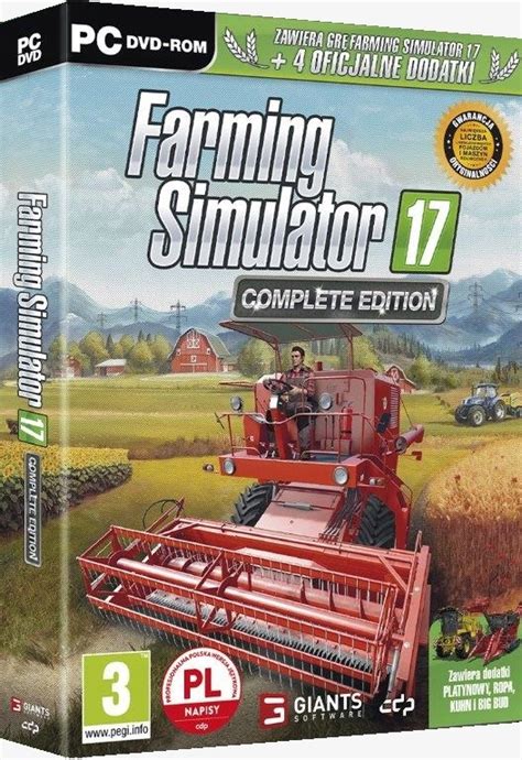 FARMING SIMULATOR SYMULATOR FARMY 17 ED KOMPLETNA 7822205396