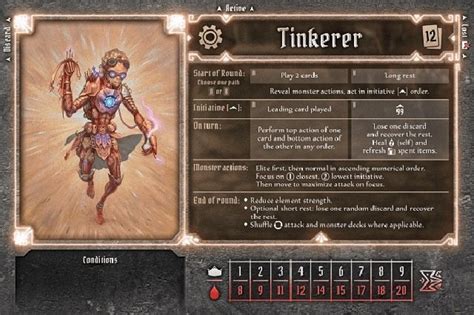 Gloomhaven Tinkerer Guide Cards Builds Perks Enhancements And Items