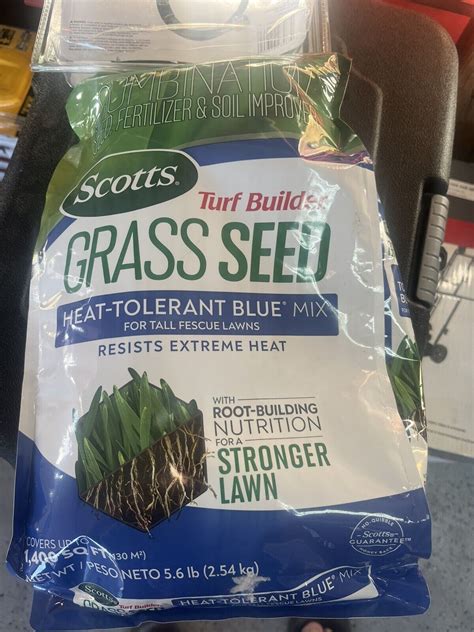 Scotts Turf Builder Grass Seed Heat Tolerant Blue Mix For Tall