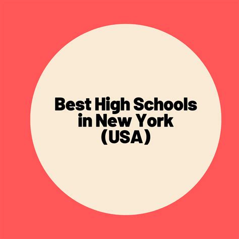 Best High Schools in New York (USA): Complete information on ...