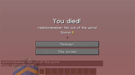 death screen - Requests / Ideas For Mods - Minecraft Mods - Mapping and ...