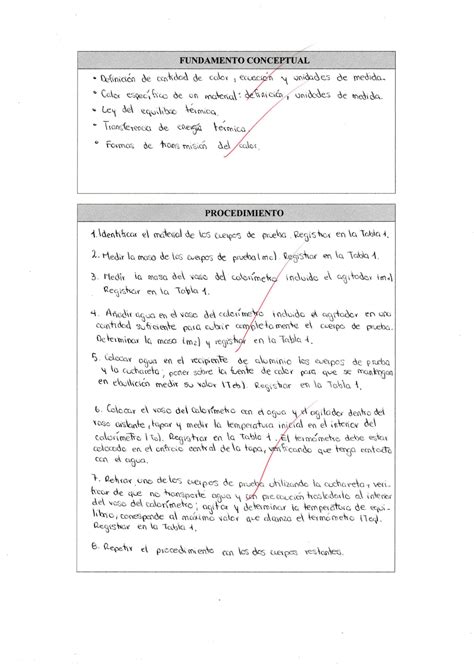 SOLUTION Informe fisica 12 Calor específico de los cuerpos Studypool