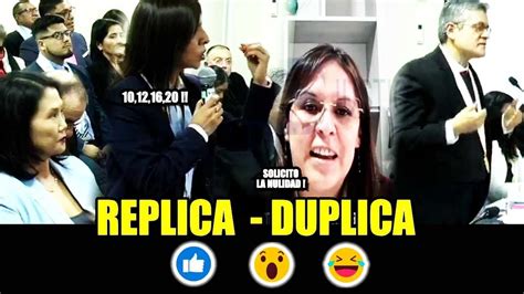 KEIKO FUJIMORI CASO COCTELES REPLICA DUPLICA ALEGATOS FINALES