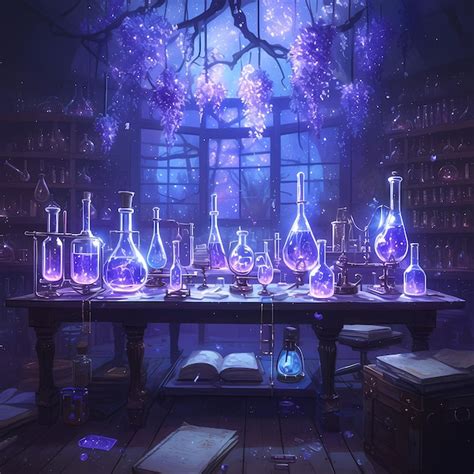 Premium Photo | Mystical Laboratory The Alchemists Vault of Secrets