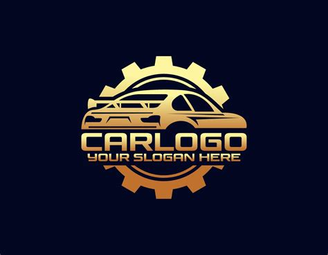 Super Car Logo Design With Concept Sports Vehicle Icon Silhouette