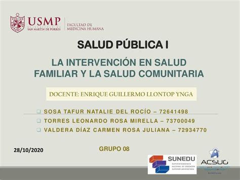 Salud P Blica Seminario Informe Camu Vd Udocz