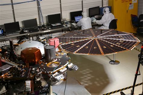 Insight Lander Solar Array Test Nasa Mars Exploration