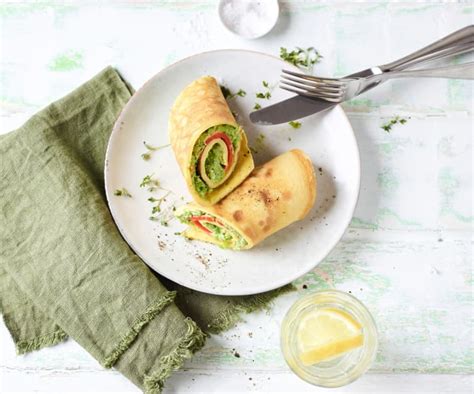 Omelette Wraps Mit Lachs Erbsen Creme Cookidoo A Plataforma