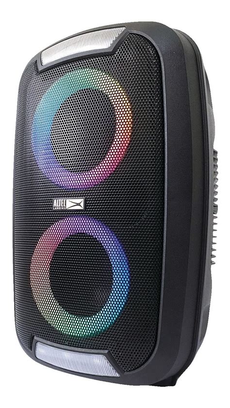 Altec Lansing Portable Led Double Speaker In Black Canadian Tire