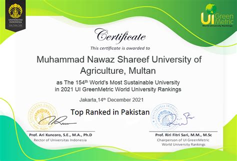 MNS University Of Agriculture Multan