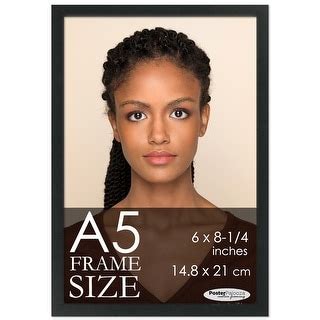 A5 Frame Black Modern Minimalist - Wooden 6x8.25 Frame - Modern Wood A5 ...