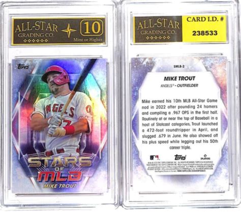 2023 Topps Series 1 Stars Of MLB SMLB 2 Mike Trout For Sale Online