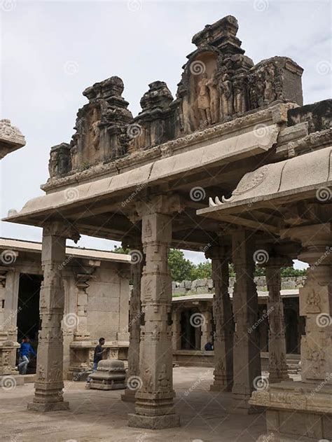 Details of of Hazara Rama Temple at Hampi Editorial Stock Photo - Image ...