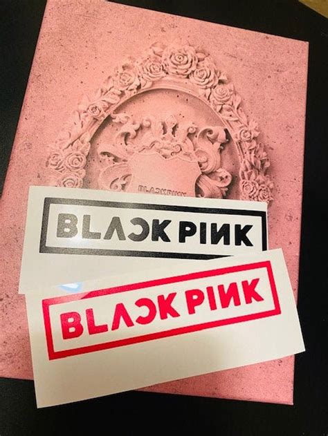 BlackPink Logo Sticker | Etsy