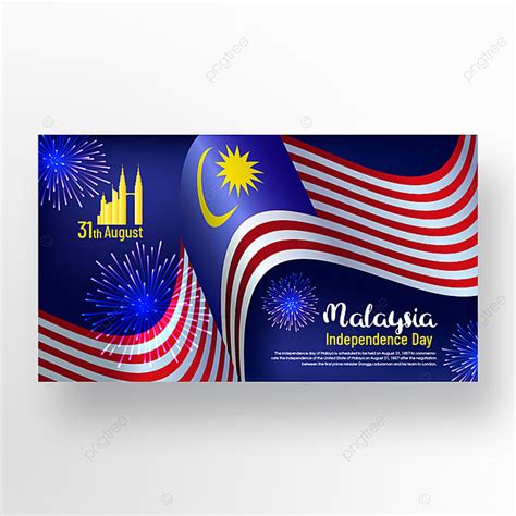 Malaysia Independence Day Banner Template Download on Pngtree