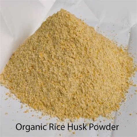 Rice Husk Powder Packaging Size 25 Kg Packaging Type PP Bag At Rs