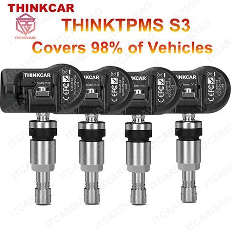 Thinkcar S In Sensor Tpms Mhz Mhz S Universal Sensor