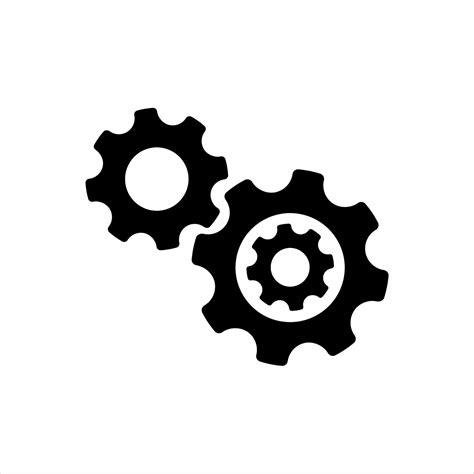 Gear And Settings Vector Icon Vector Art At Vecteezy