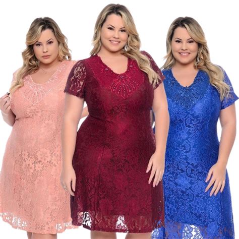 Vestido Midi Plus Size Moda Evangélica Madrinha Casamento G3 Submarino