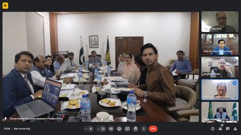 Prof Dr Shahid Munir T I Chairperson Phec Attended The Th Meeting