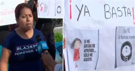 SJL padres denuncian maltratos de profesora contra niños de 5 años