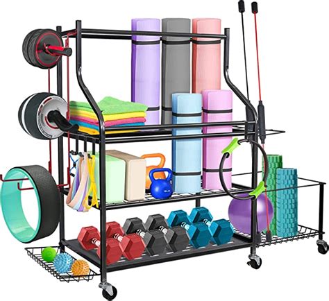 Amazon Shmilyashly Yoga Mat Storage Rack Home Gym Storage Rack