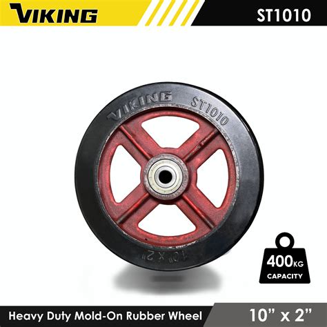 VIKING RUBBER WHEEL For Handtruck Pushcart Kartilya 6 8 10 12 Inches