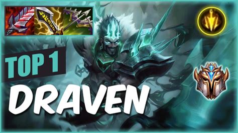 Wild Rift Draven Top 1 OTP Challenger Ranked Game Build YouTube